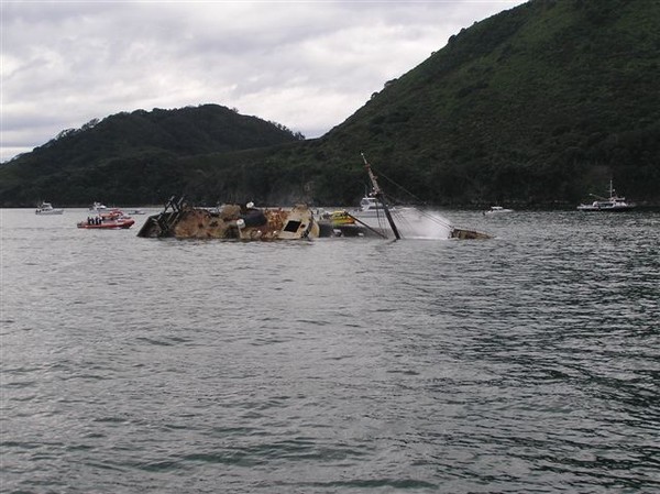 SeaFire 44meter fishing vessel sunk off Whakatane 5